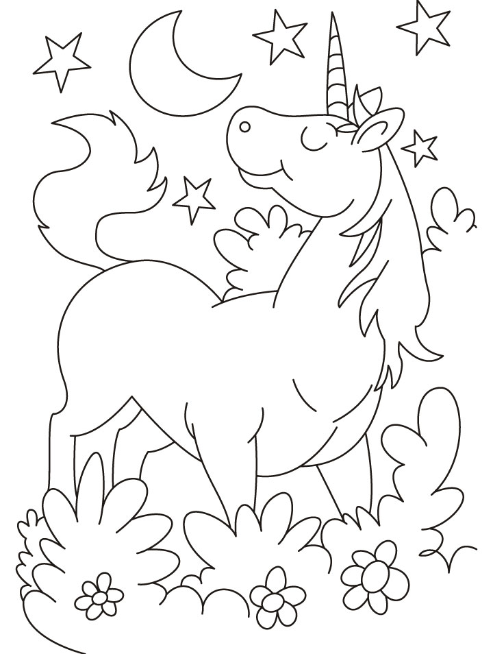 720x954 Flying Unicorn Coloring Pages With Wings