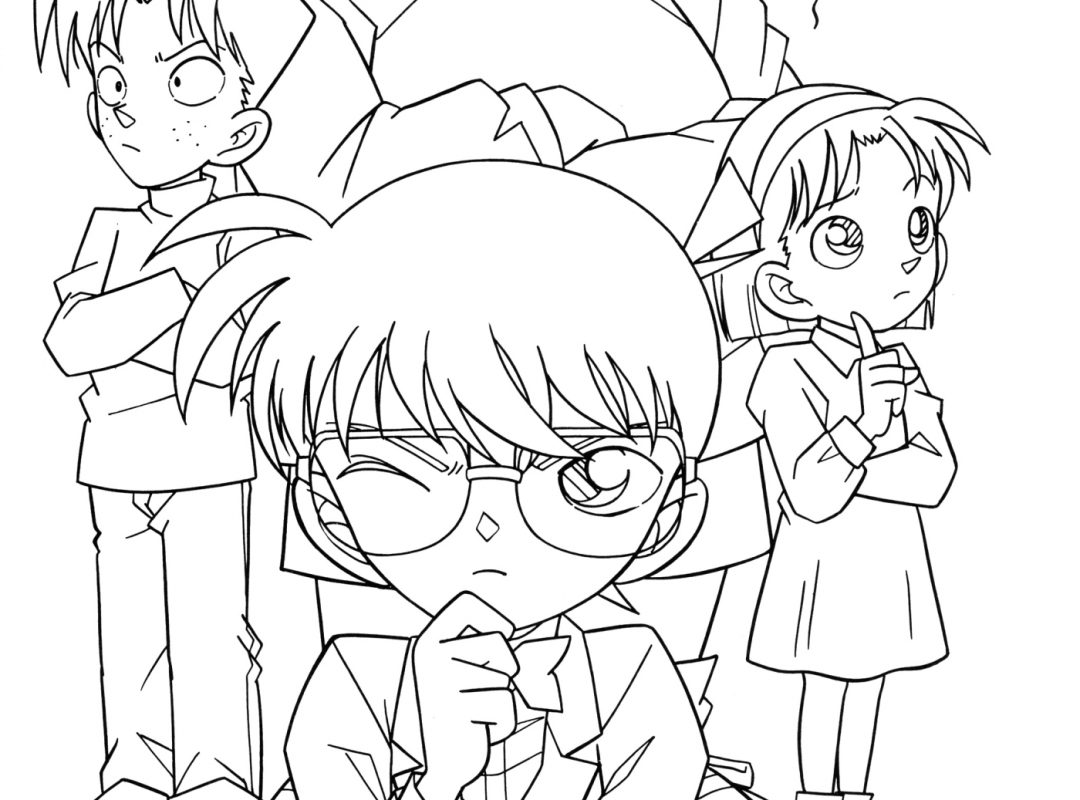 1080x800 Printable Detectivering Pages The Great Mouseuring Free Conan