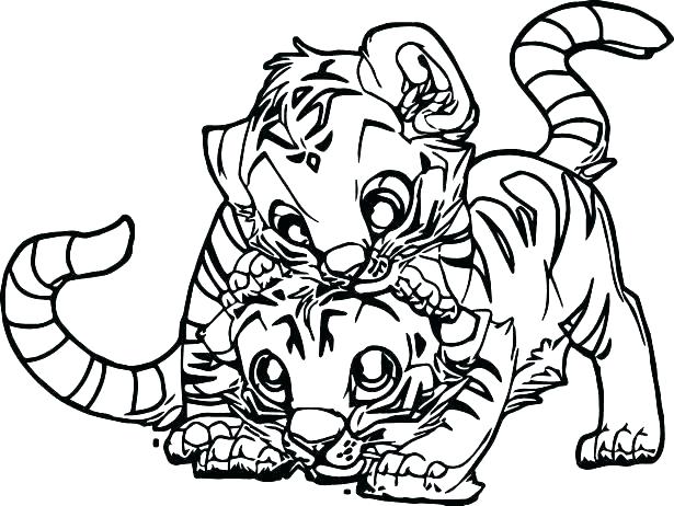 615x462 Printable Tiger Coloring Pages