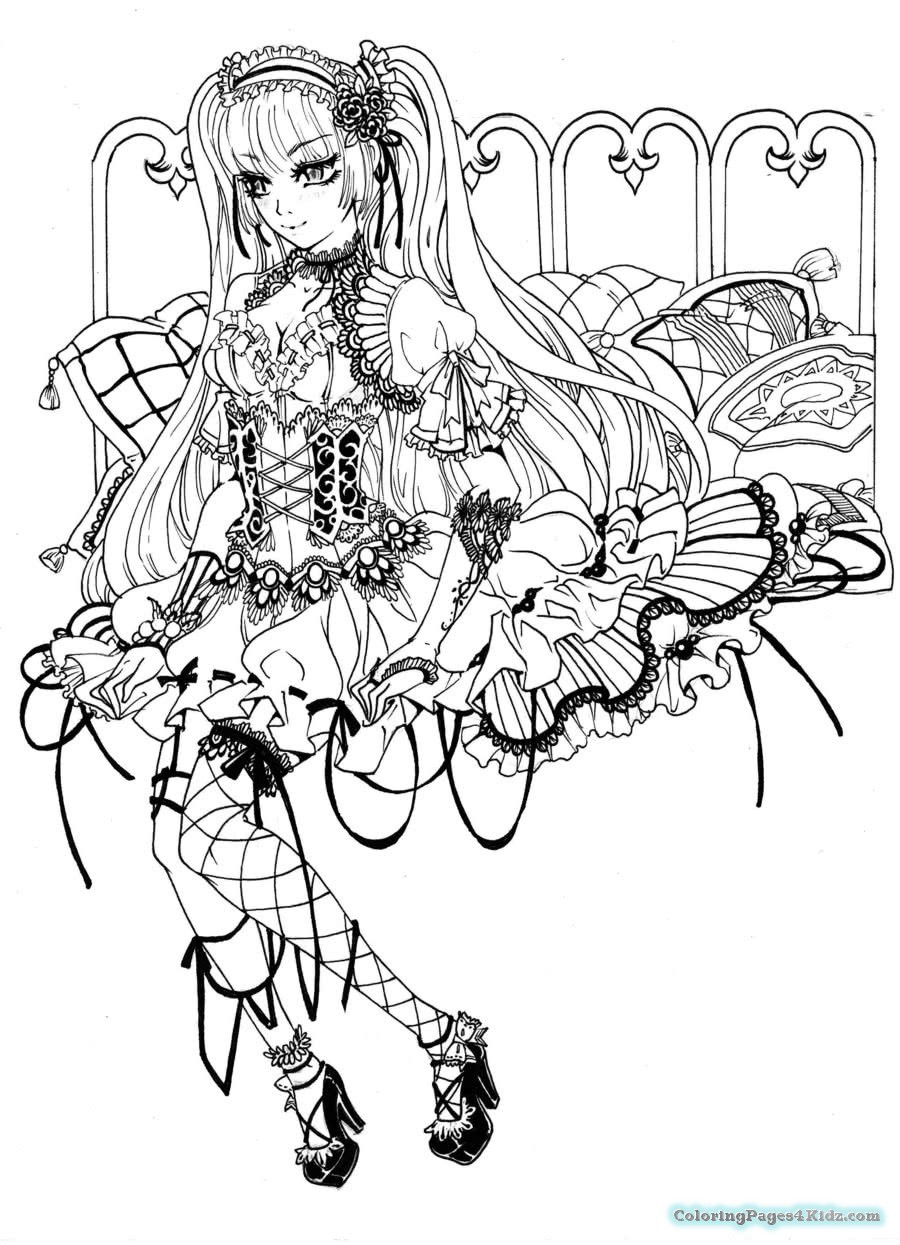 900x1245 Chibi Anime Angel And Devil Coloring Pages Coloring Pages For Kids
