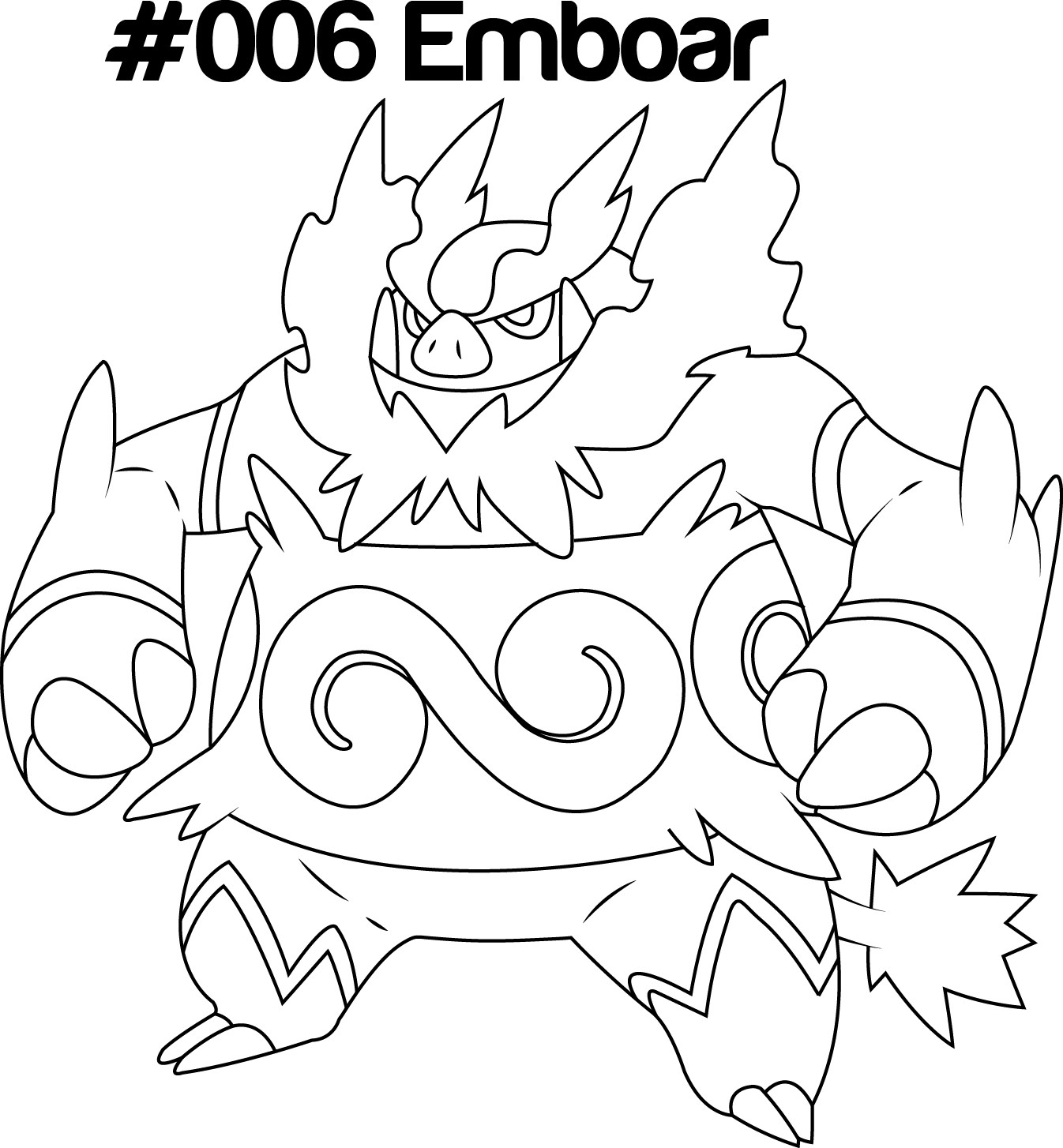 1346x1454 Inspiration Pokemon Coloring Pages Pignite Free