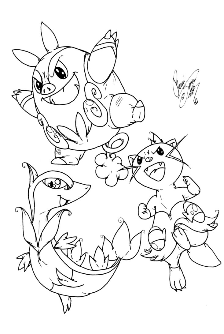 733x1091 Servine Coloring Pages
