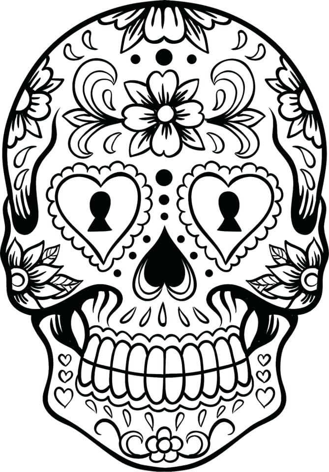 669x960 El Dia De Los Muertos Coloring Pages Coloring Page Coloring Pages