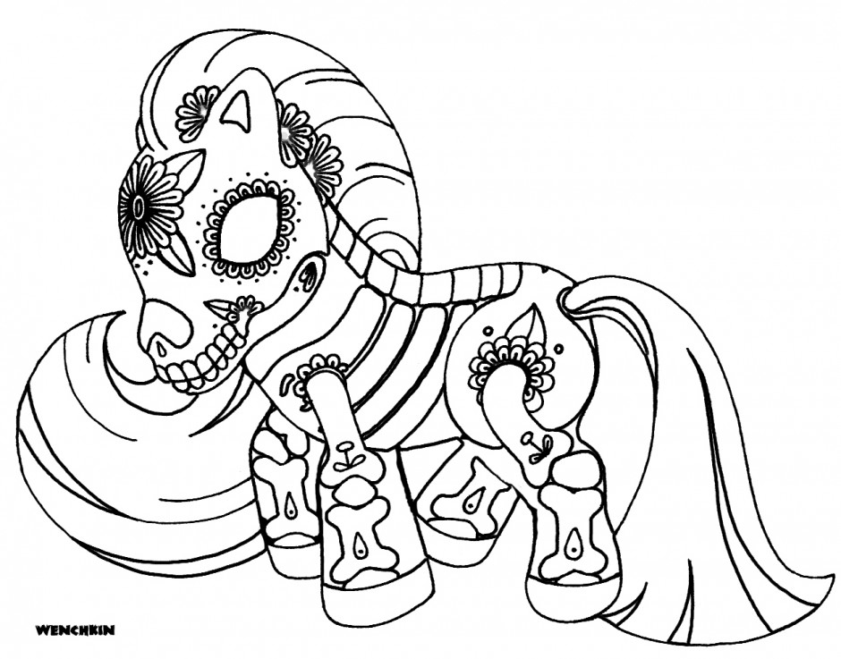 940x737 Dia De Los Muertos Coloring Pages