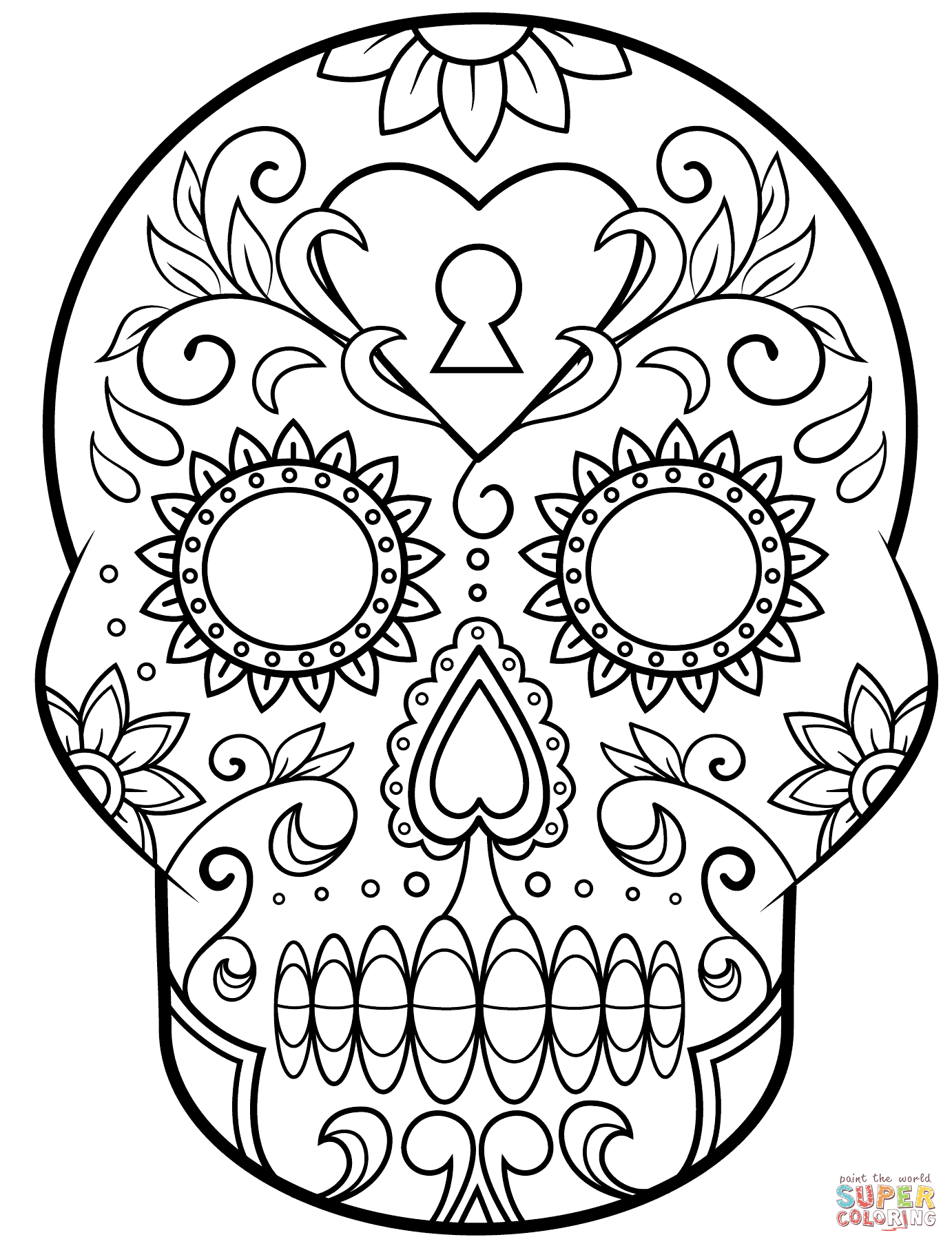 1382x1809 Dia De Los Muertos Coloring Pages Unusual Ideas