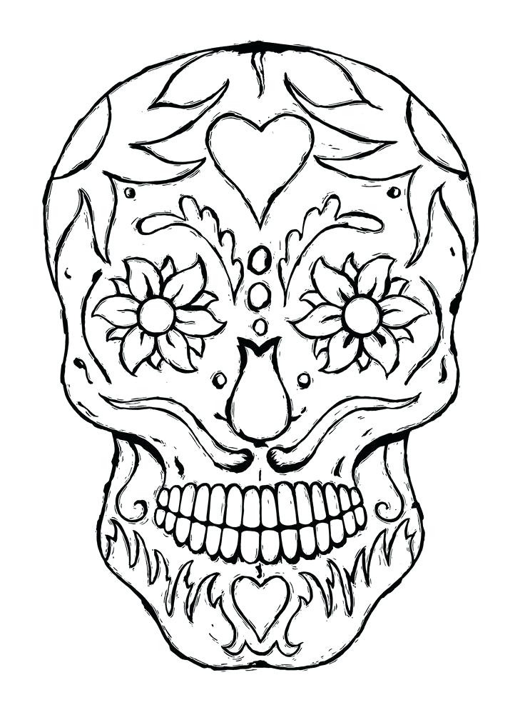 736x1001 Dia De Los Muertos Skull Coloring Pages Coloring Pages A Of The Ad