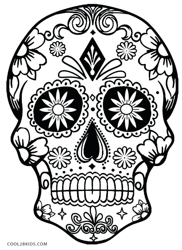 750x1033 Dia De Los Muertos Printable Coloring Pages Printable Coloring