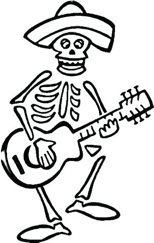 305x480 El Dia De Los Muertos Coloring Pages Skull Coloring Pages Dia De