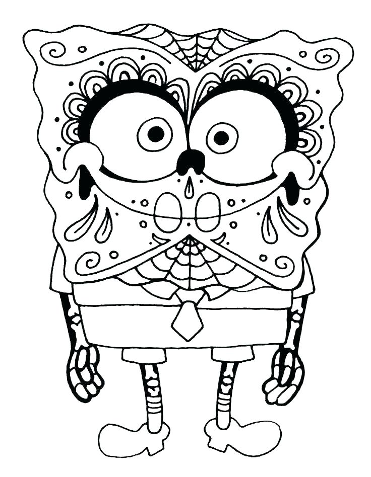 736x948 Dia De Los Muertos Coloring Pages Printable