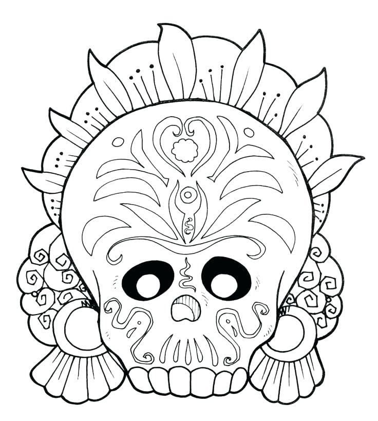736x819 Dia De Los Muertos Art Coloring Pages Coloring Pages