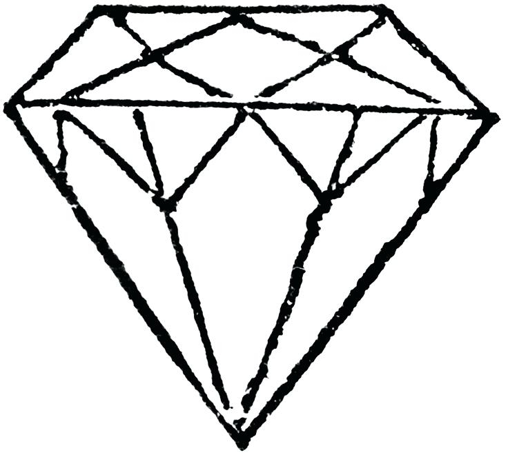 736x660 Diamond Coloring Page Awesome Diamond Coloring Page Diamond