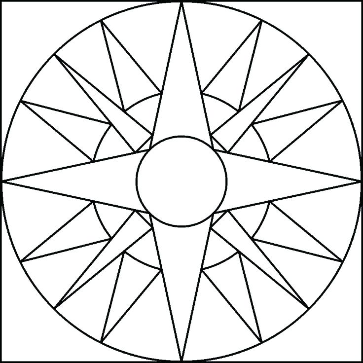 736x736 Star Shape Coloring Page Coloring Pages Shapes And Dot To Free