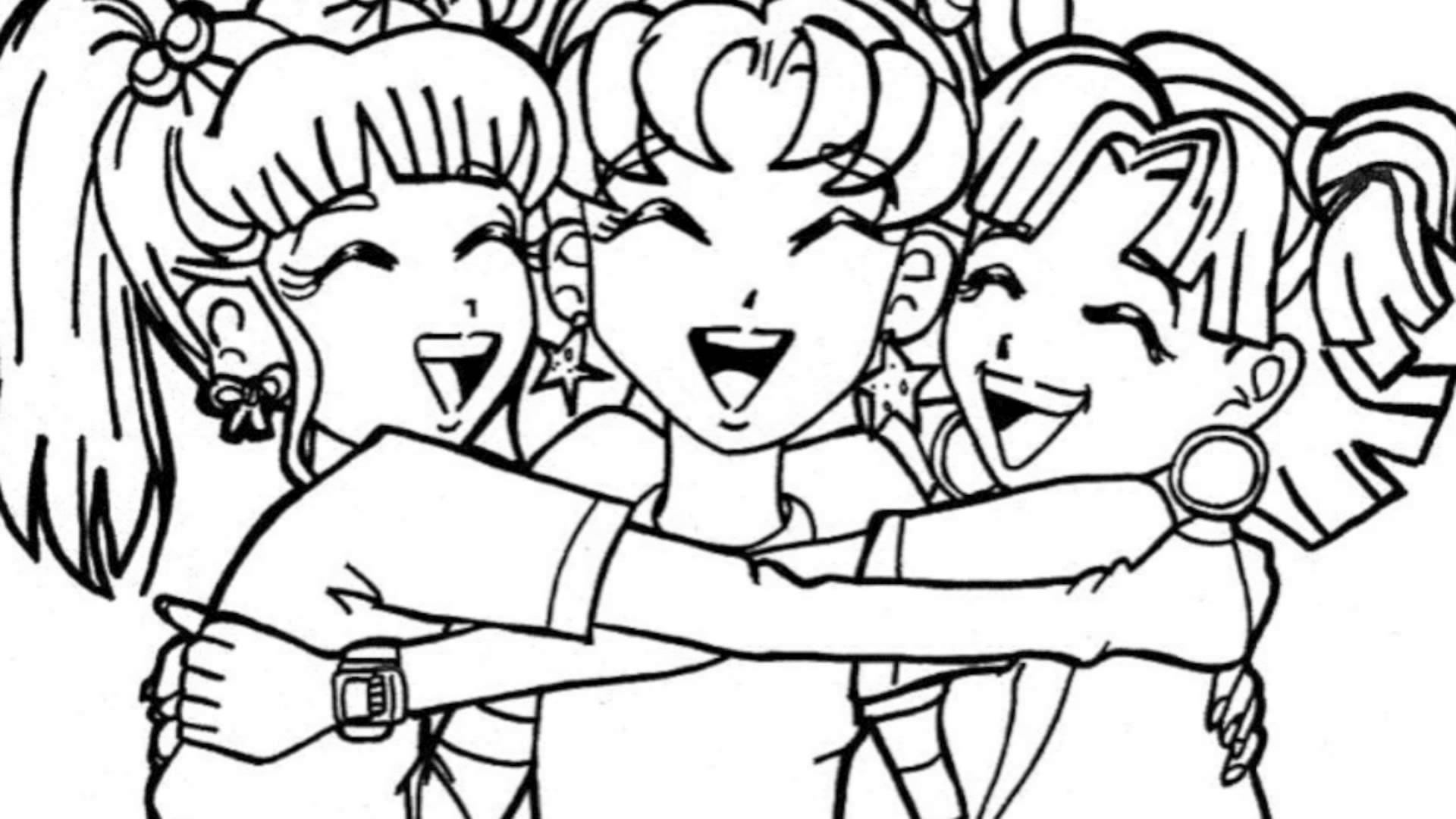 1920x1080 Dork Diaries Coloring Pages