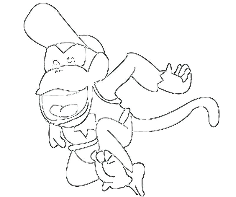 800x667 Donkey Kong Coloring Page Dong Donkey Kong Free Printable Coloring