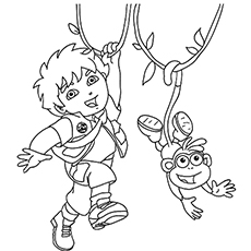 230x230 Top Free Printable Diego Coloring Pages Online