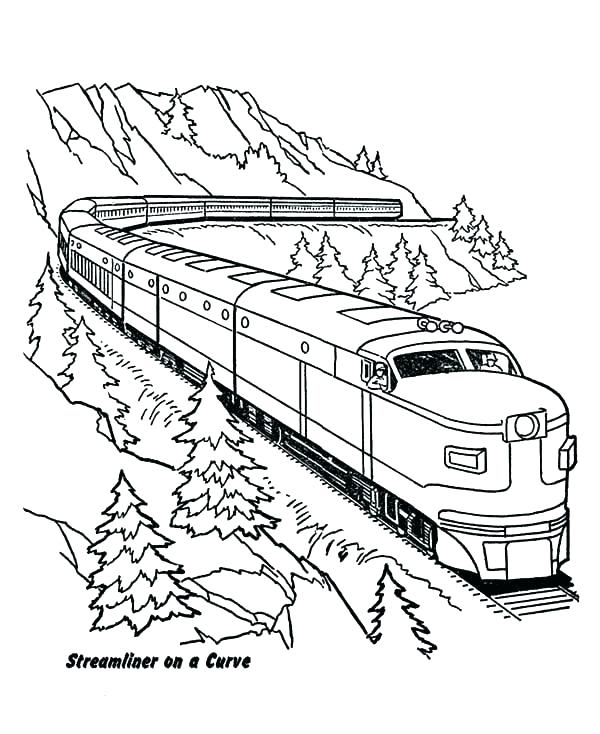 600x734 Diesel Coloring Page Diesel Train Coloring Pages Train Coloring
