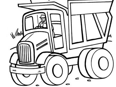 440x330 Big Truck Coloring Pages, Big Truck Coloring Pages Hellokidscom