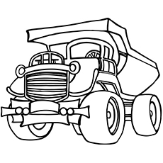 230x230 Top Free Printable Dump Truck Coloring Pages Online