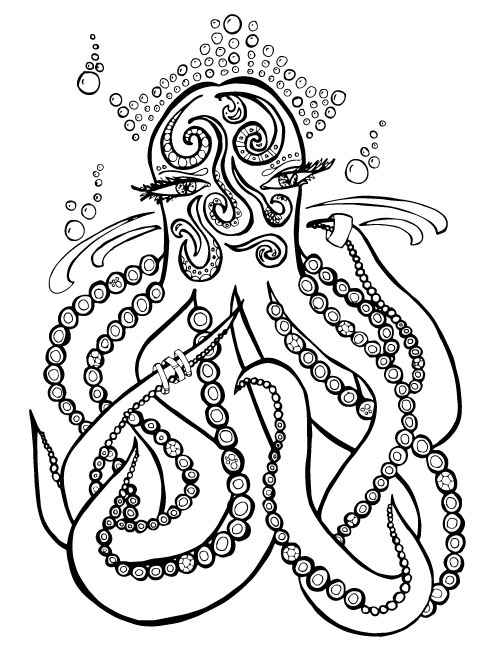 500x647 Different Coloring Pages Ocean Coloring Pages For Adults Sea
