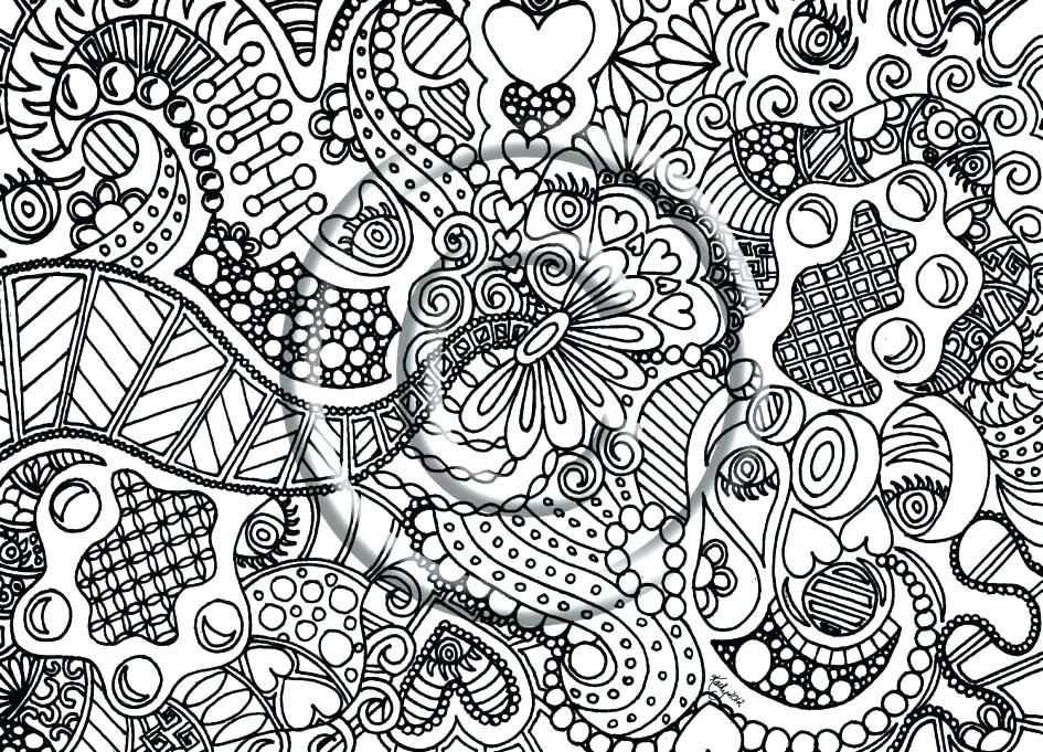 10 Hard Abstract Coloring Pages for an Artistic Challenge