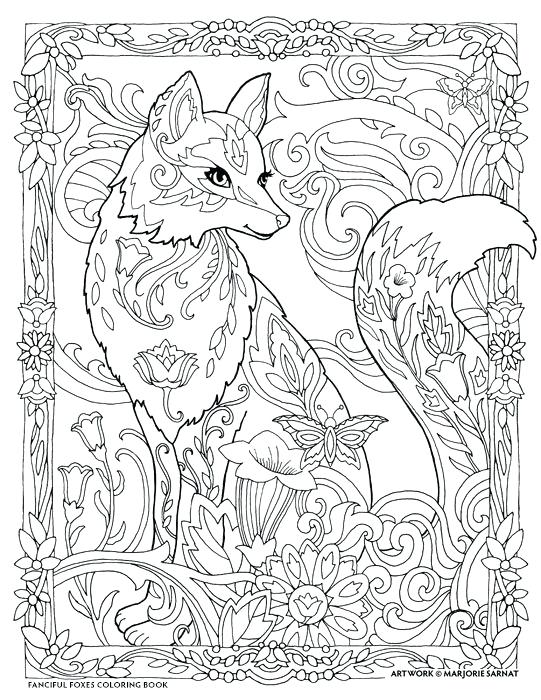 541x700 Animal Coloring Pages For Adults