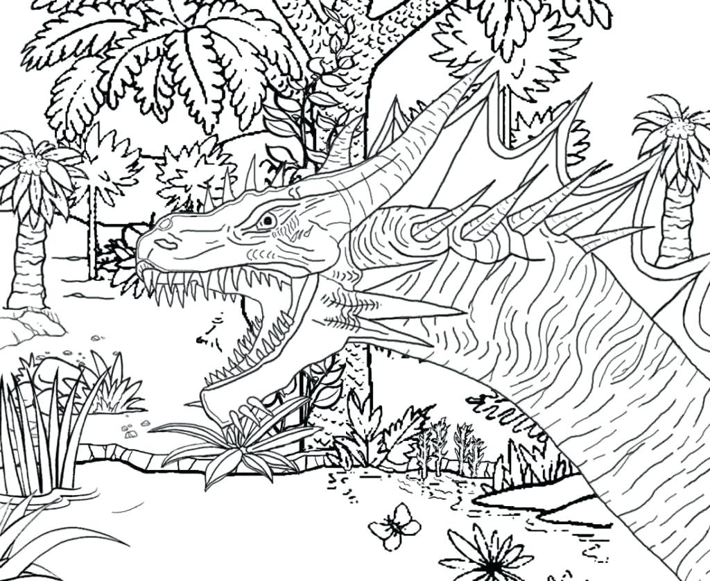 1024x838 Difficult Coloring Pages Of Animals For Older Children Page Online