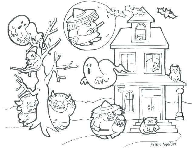 640x494 Halloween Coloring Pages Disney Coloring Pages Difficult Coloring
