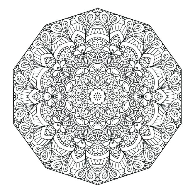 665x658 Mandala Coloring Pages Printable Difficult Mandala Coloring Pages