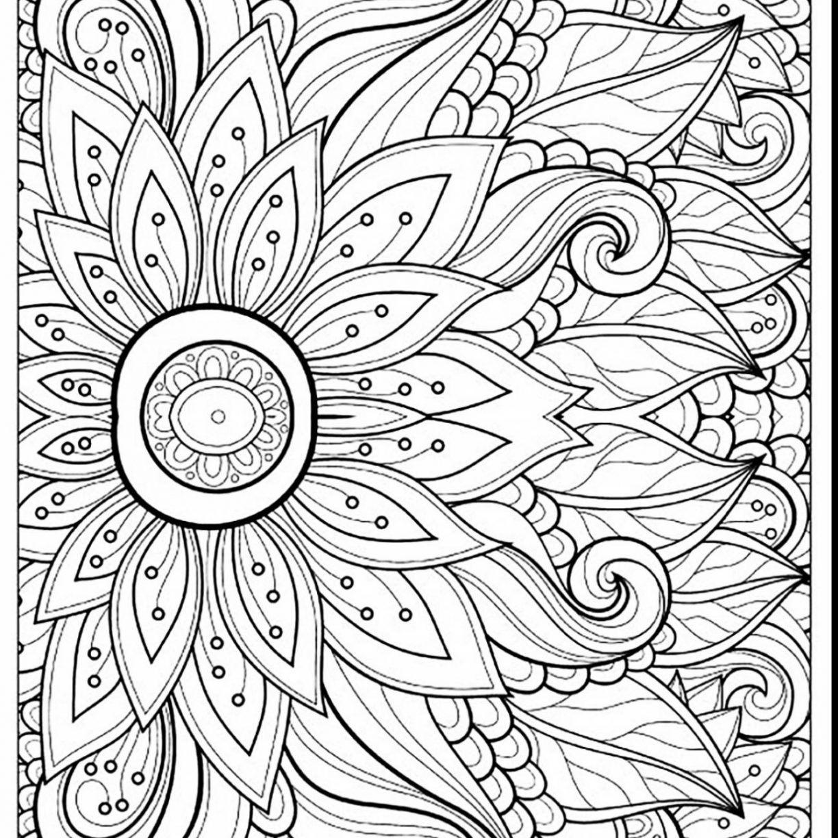1224x1224 Free Printable Animal Coloring Pages For Adults Hard Extreme Adult