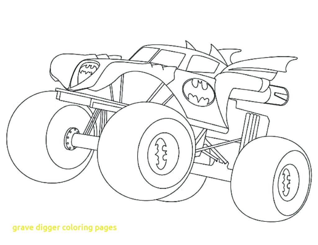 1024x790 Grave Digger Coloring Pages