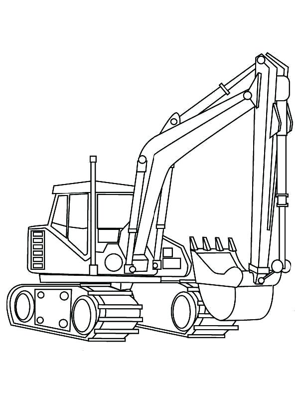 600x800 Digger Coloring Pages