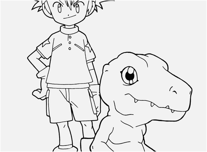 827x609 Pic Digimon Coloring Pages Information