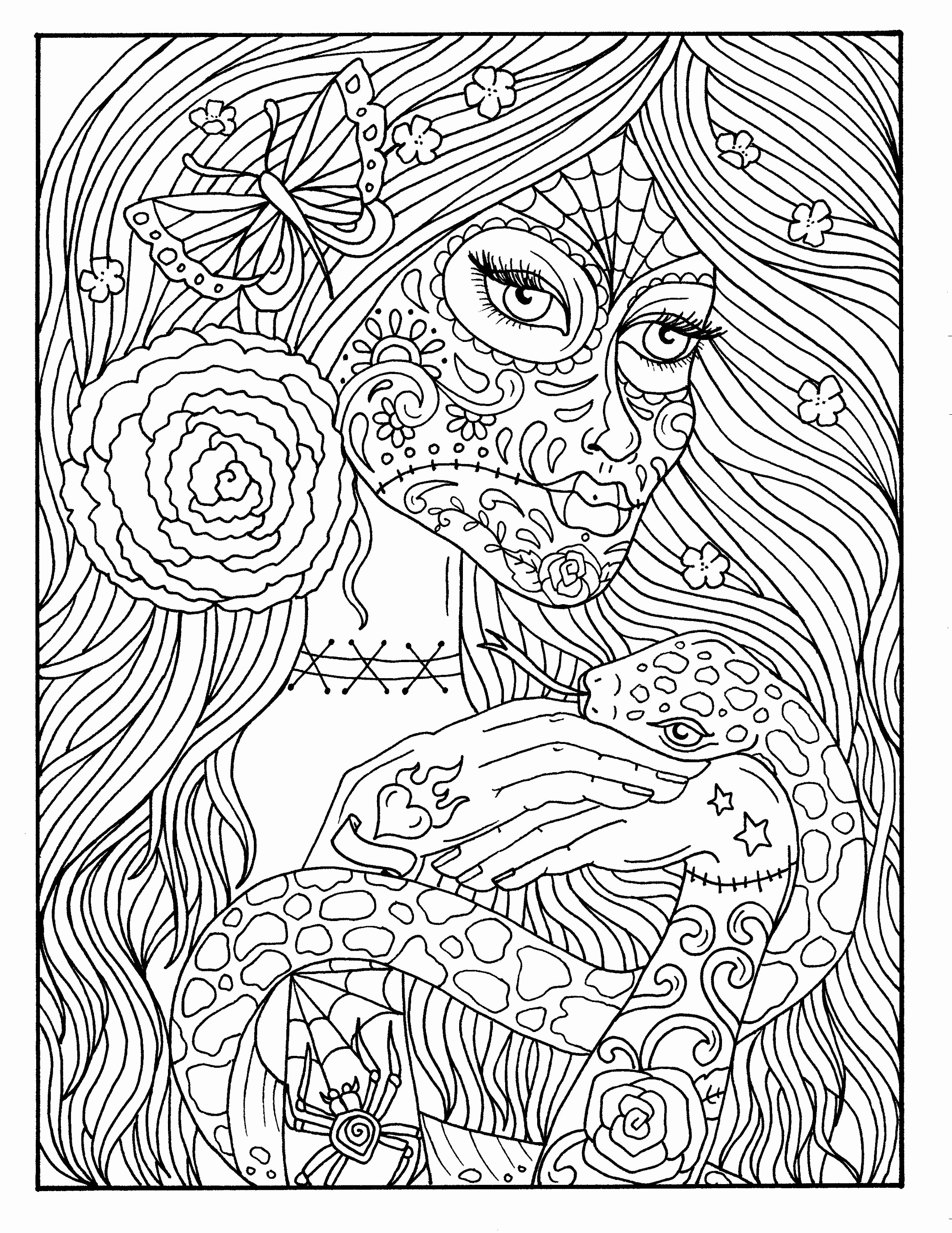 2318x3000 Halloween Coloring Pages Bats Fresh Pages Day Of The Dead Girls