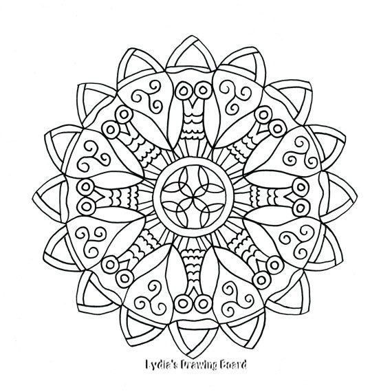 570x570 Digital Coloring Pages
