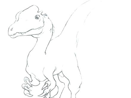 Jurassic Park Dilophosaurus Coloring Pages