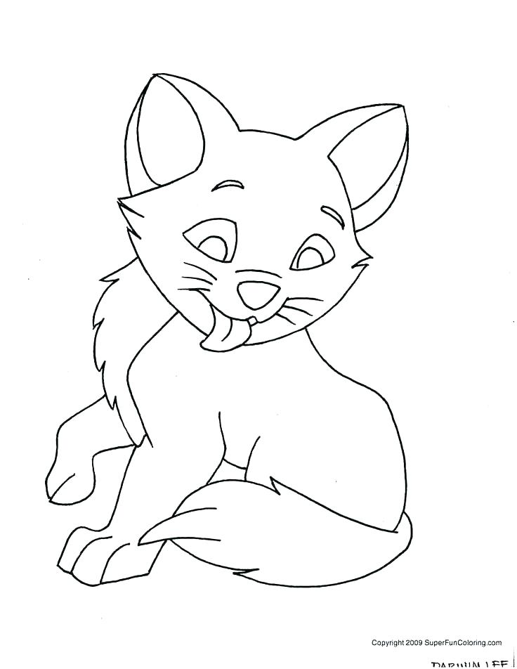 736x952 Kitten Color Pages Funny Cat Coloring Pages Coloring Pages Kids