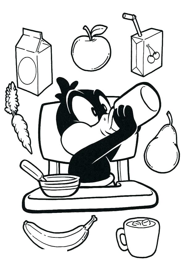600x840 Breakfast Coloring Pages Breakfast On Kitchen Table Coloring Pages