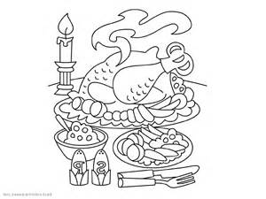 300x225 Dinner Coloring Pages