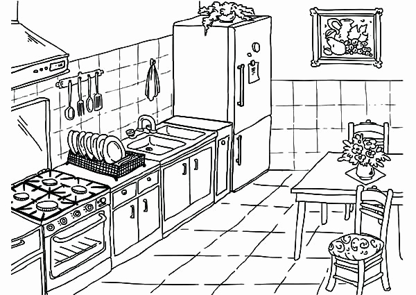 600x425 Kitchen Coloring Page Rugrats Rugrats Make A Mess