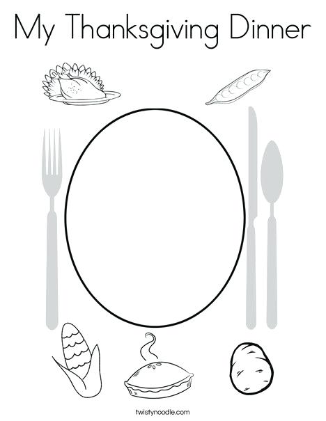 468x605 Thanksgiving Dinner Coloring Pages My Thanksgiving Dinner Coloring