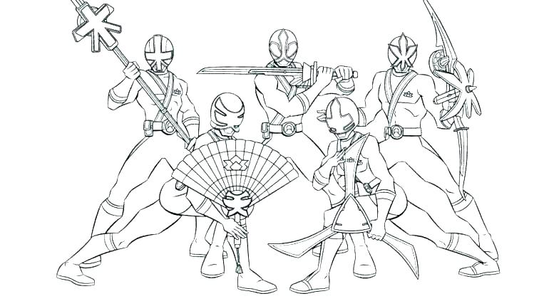 770x430 Coloring Pages Of Power Rangers