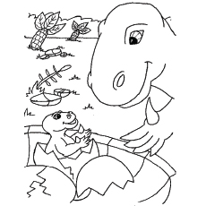 230x230 Top Free Printable Unique Dinosaur Coloring Pages Online