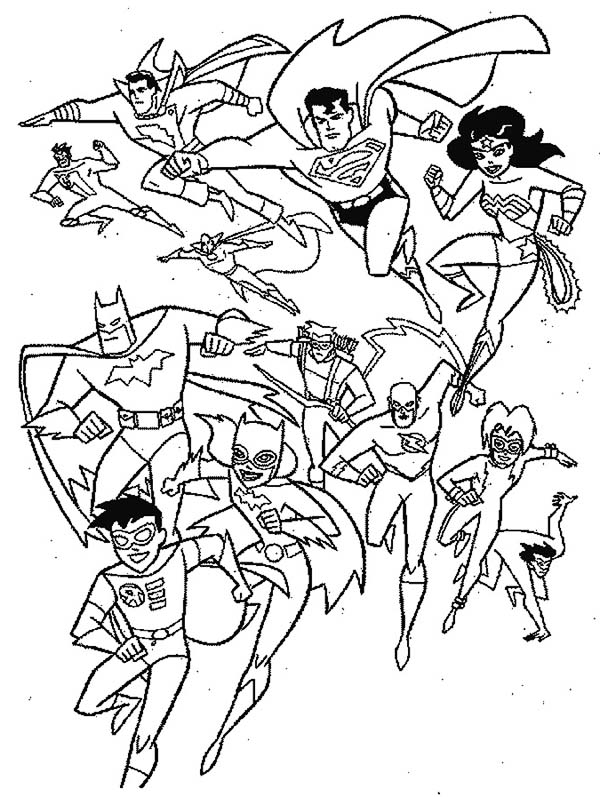 600x797 Super Hero Squad Coloring Pages To Print