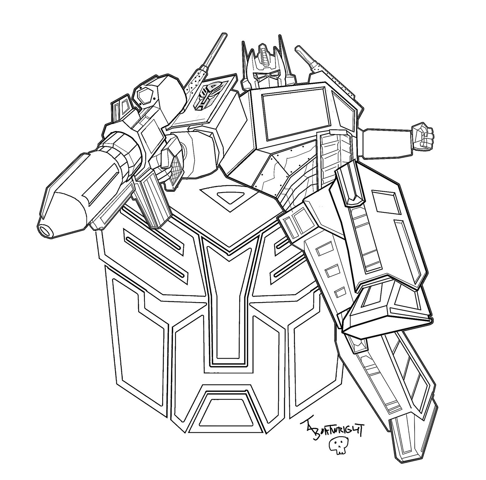 Dinobots Coloring Pages at GetDrawings | Free download