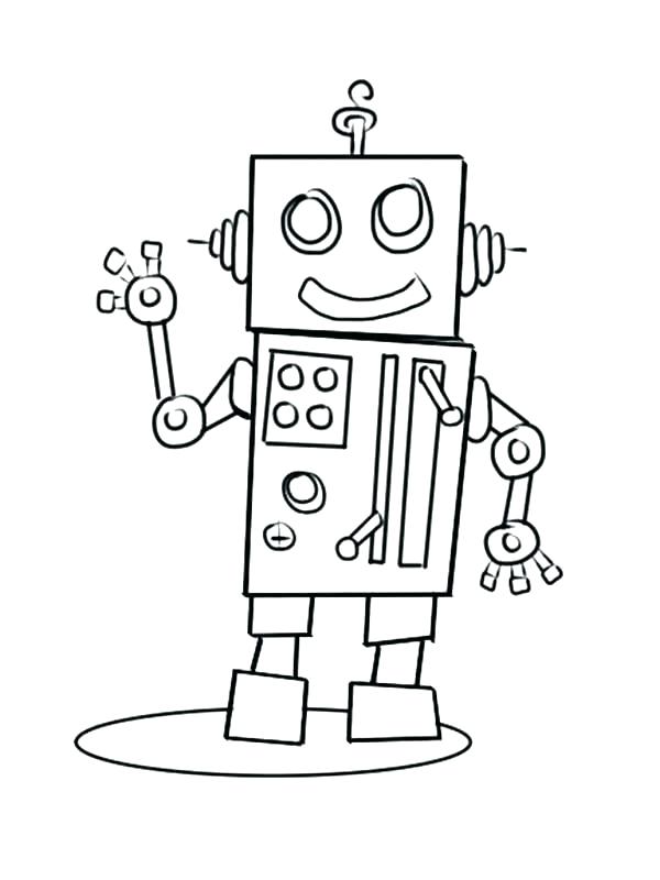 600x800 Robots Coloring Pages Printable Robot Coloring Page Rescue
