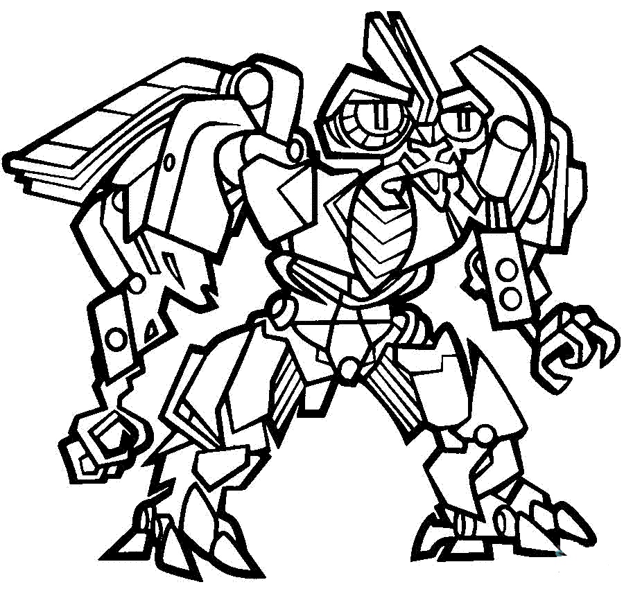 900x850 Transformers Dinobot Coloring Page