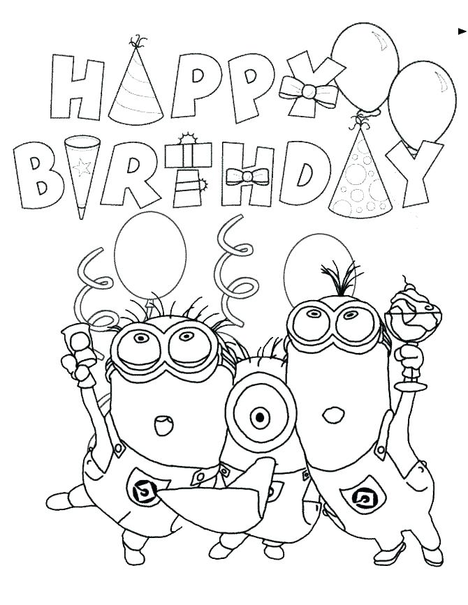 670x867 Crayola Happy Birthday Coloring Pages Copy Best Of Color Page