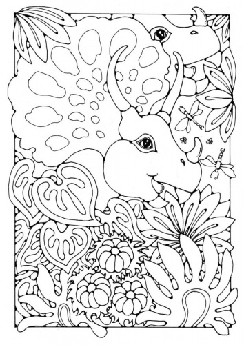 354x500 Best Coloring Pages Dinosaurs Dragons Images