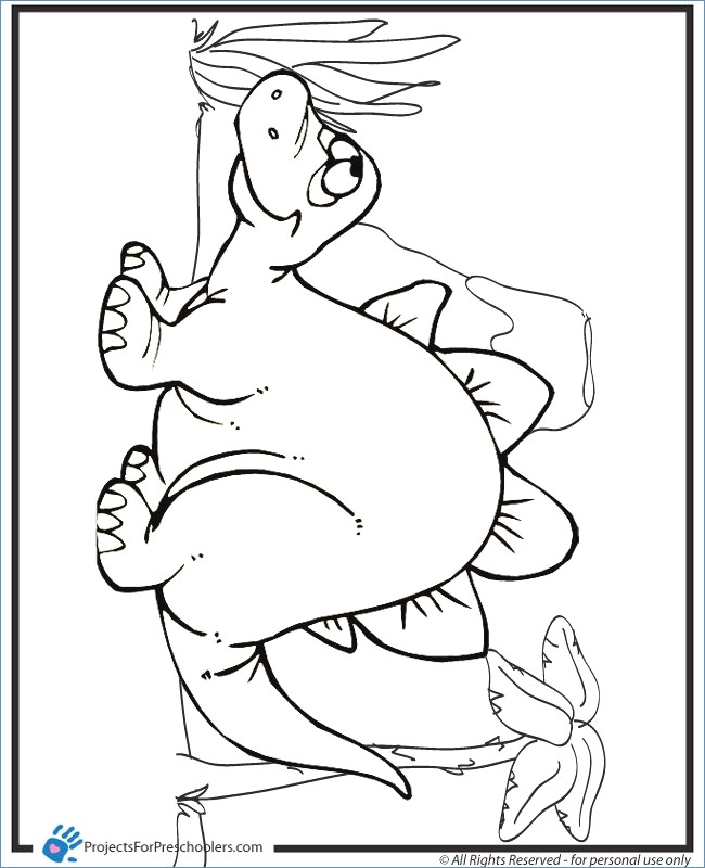 650x800 Euoplocephalus Dinosaur Coloring Pages
