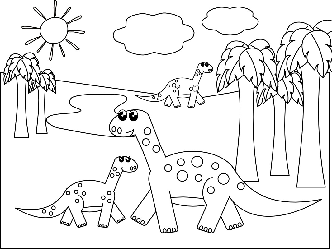 1066x801 Printable Dinosaur Coloring Pages Printable Dinosaur Coloring